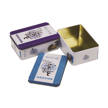 Rectangle Shaped Tea Package Can Holding Contanier